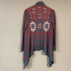 Pink Republic Aztec Cardigan Sweater Women’s Large Southwest Tribal Lightweight